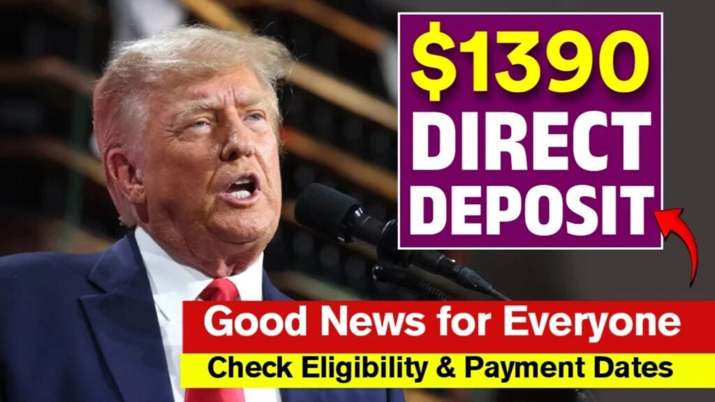 $1390 Direct Deposit Relief Payment November 2025 – Eligibility, Payout Schedule & Key IRS Updates