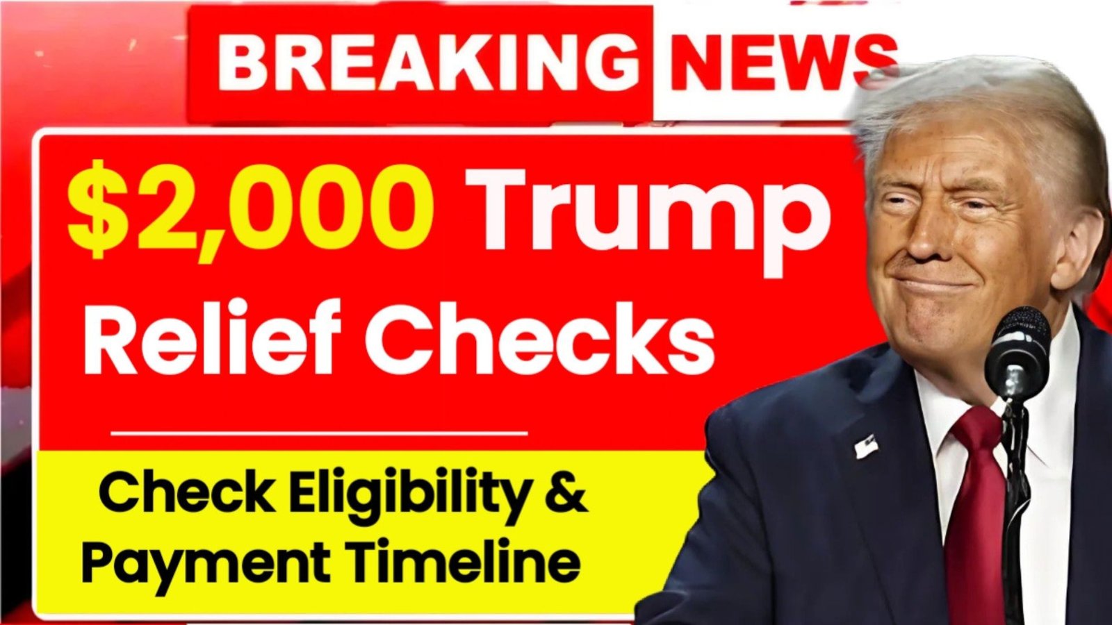 $2,000 Trump Relief Checks in December: Eligibility, Payment Timeline, and Official Updates