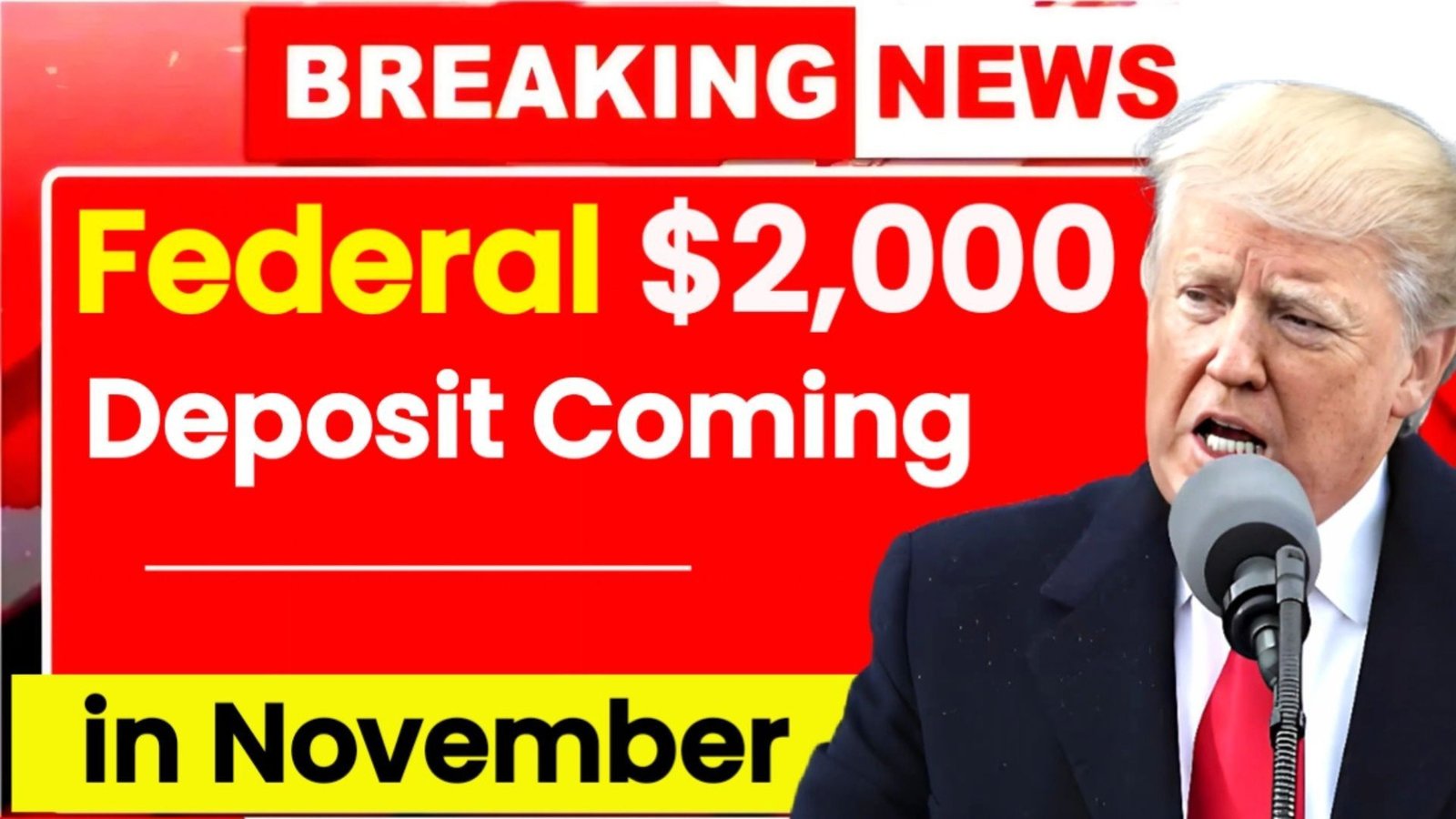 Federal $2,000 Deposit Coming in November 2025: Complete Guide for All Beneficiaries
