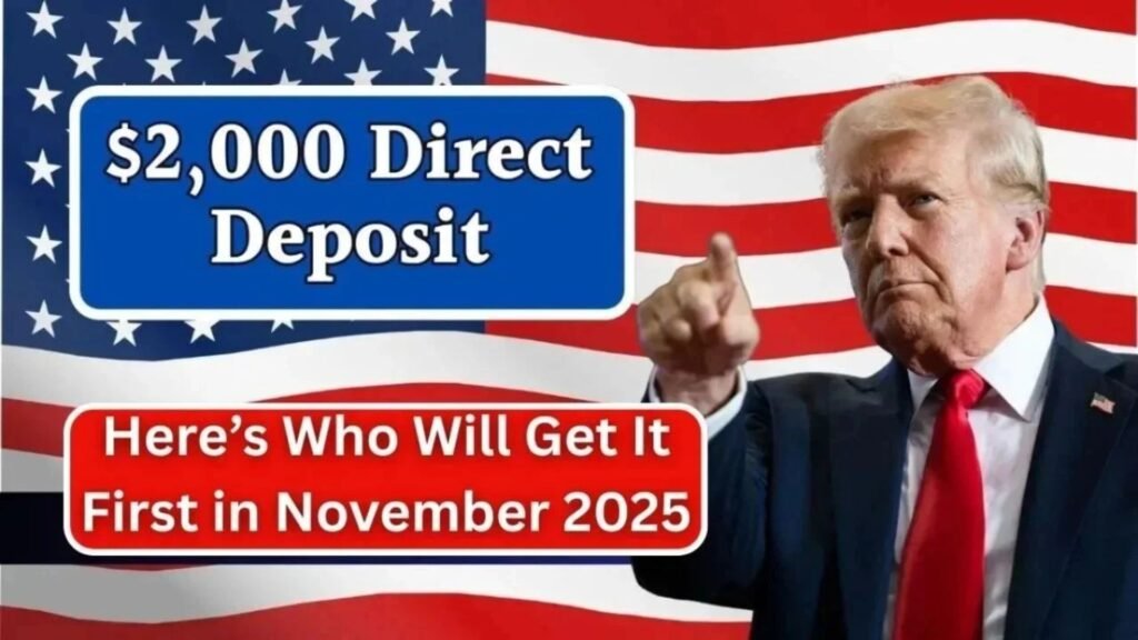 IRS Confirms $2000 Direct Deposit in November 2025 – Eligibility Rules, Dates & Claim Steps
